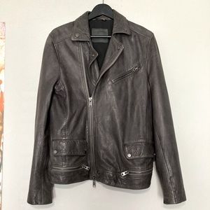 All Saints Misaki leather biker jacket